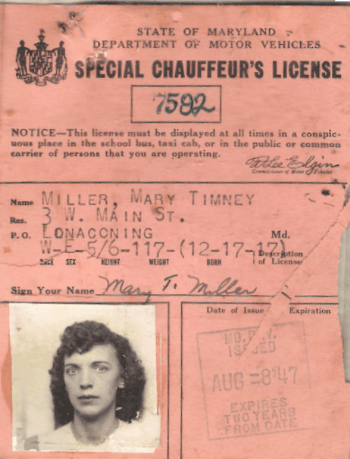 1947 Maryland badge front