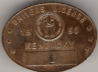 1950 Kentucky Drivers License