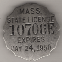 Mass State Peddler 1949/50