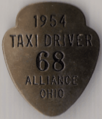 Alliance Ohio 1954 Taxi Driver