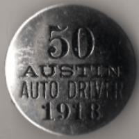 1918 Austin Texas Auto Driver