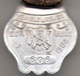 1903/04 Vehicle License New Albany