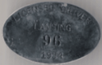 1954 Lansing Licensed Driver Michigan