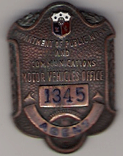 Philippines Agent Department of Public Works and Communications Motor Vehicles Office