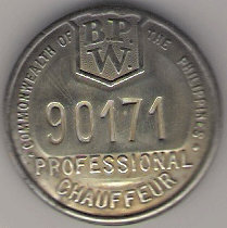 Philippines Professional Chauffeur BPW