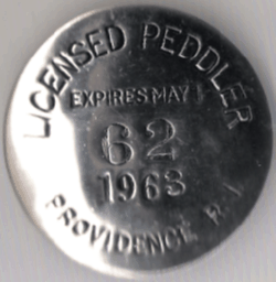 1962/63 Providence RI Peddler