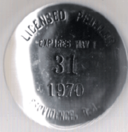 1969/70 Providence RI Peddler