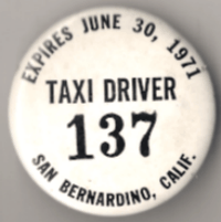 1970/71 Taxi Driver