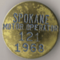 1968 Spokane Washington Motor Operator