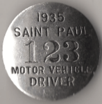 1935 St. Paul Motor Vehicle Driver