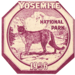1936 Yosemite National Park