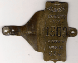 Albany County Sidepath 1903