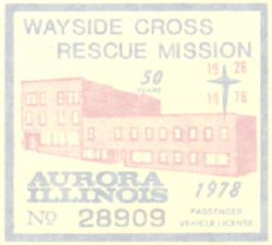 1978 Aurora Passenger Vehicle License