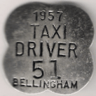 1957 Bellingham Washington Taxi Driver
