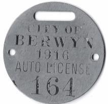 1916 Auto License