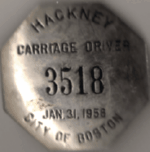 1957/58 Boston Hackney Carriage Driver