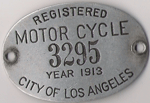 1913 Registered Motor Cycle