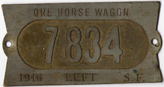 1916 One Horse Wagon Left