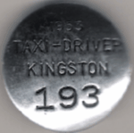 Kingston Ontario 1953 Taxi-Driver
