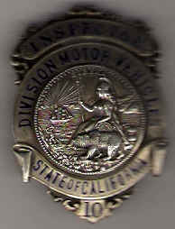 California Inspector Division of Motor Vehicles