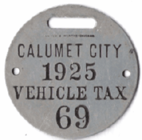 1925 Vehicle Tax