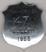 Guelph Ontario 1955 Taxi-Driver
