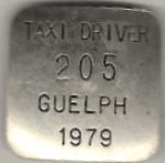 Guelph Ontario 1979 Taxi Driver