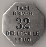 Belleville Ontario 1980 Taxi Driver