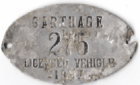 Carthage Licensed Vehicle