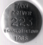 1986 Charlottetown PEI Taxi Driver