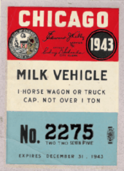 1943 Chicago Milk Vehicle