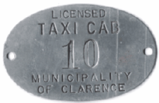 Clarence Licensed Taxi Cab