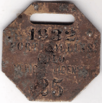 1932 Vehicle License Fort Collins