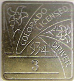 1934 Licensed Driver