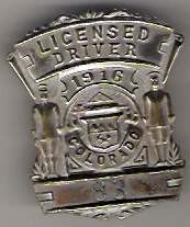 1916 Licensed Driver