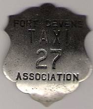 Fort Devins Taxi Association badge 1