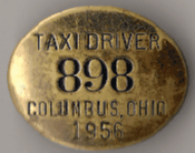 Columbus Ohio 1956 Taxi Chauffeur