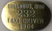Columbus Ohio 1964 Taxi Driver