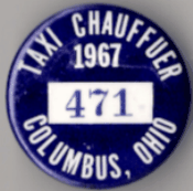 Columbus Ohio 1967 Taxi Driver