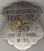 Corinth Mississippi Bonded Taxi Driver