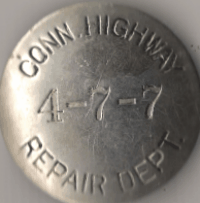 Connecticut Highway Repair Dept Badge 1