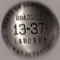Connecticut Highway Repair Dept Badge 10