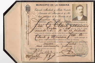 1913 Chauffeur License