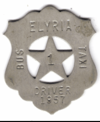 Elyria Ohio 1957 Taxi/Bus Driver