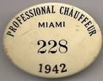 1942 Professional Chauffeur