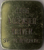 1986 Licensed Driver St Petersburg