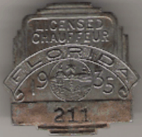 1935 Licensed Chauffeur