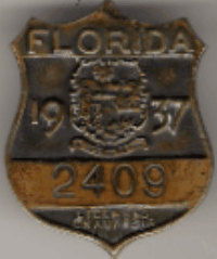 1937 Licensed Chauffeur