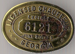 1938 Licensed Chauffeur