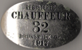 1917 Registered Chauffeur Brunswick